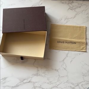 Louis Vuitton Brown Box with Dust Bag